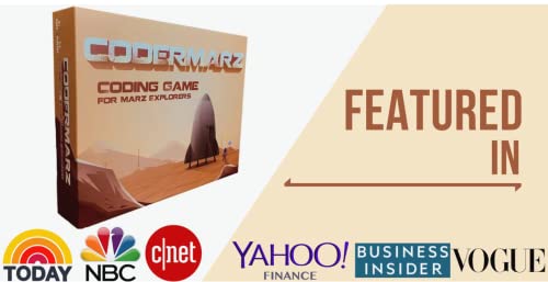 Codermarz Game For Space And Ai Learners! Nbc Featured: First Ever Board Game For Boys And Girls Age 6+. Teaches About Mars, Ai And Computer Programming Through Fun Astronaut And Neural Adventure! #TOP1
