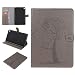 Produktbild Yobby Kompatibel mit Samsung Galaxy Tab A 8 (2019) SM-P200/P205 Hülle,Dünn Leder Tasche Eule Baum Muster,Flip Magnetisch Ständer Schutzhülle-Grau