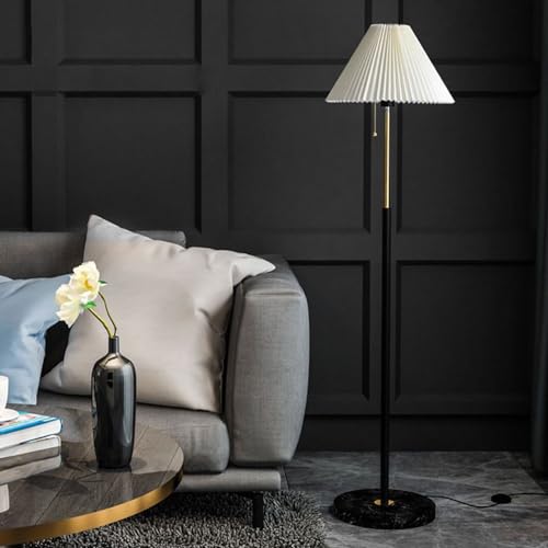 Lindby Lampada Da Terra Janno In Tessuto Bianco, 2 Luci E27, Con Interruttore A Pedale, Altezza 120 Cm, IP20 - 3