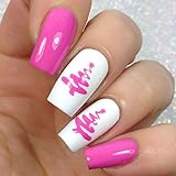 Holiday Tree Nail Vinyls By Twinkled T - 1 Sheet of 24 Vinyls