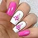 Holiday Tree Nail Vinyls By Twinkled T - 1 Sheet of 24 Vinyls