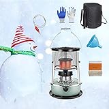 Zarr Kerosin-Heizung, Camping im Freien, Wasser, Kochen, Eisfischen, tragbarer tragbarer Grillofen for zu Hause, 4,5 l Fassungsvermögen, Seeblau