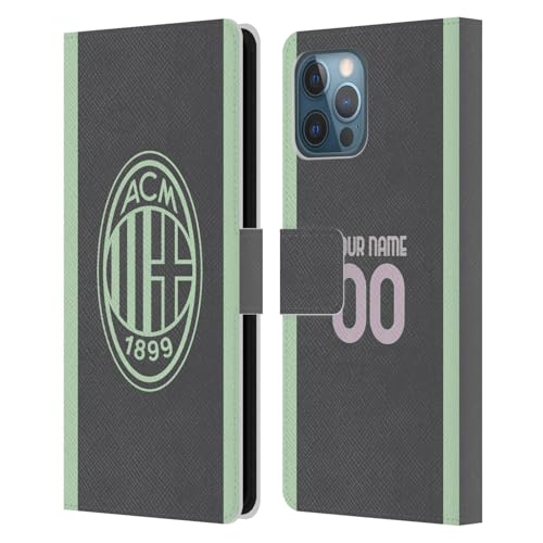 Coque AC Milan iPhone 12 Pro Max protection intégrale avec porte-carte