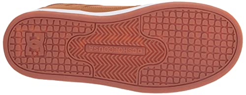 DC Boy's Pure HIGH-TOP WNT Youth Skate Shoe, Brown/Wheat, 13 Big Kid4