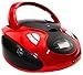Produktbild CD-Player | Tragbares Stereo Radio | Stereo Radio | Stereoanlage | USB | CD/MP3 Player | Radio | Kopfhöreranschluss | Aux in | LCD-Display | (Rot)