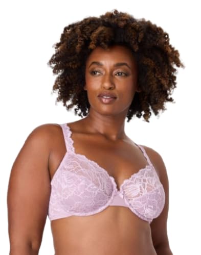 Image of Bali Women's Underwire Lace Bra, Lace Desire Sexy Plunging Bras for Women, Support, Most Comfortable, Full Coverage