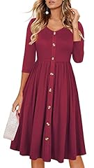 Z1-burgundy 3/4 Sleeve