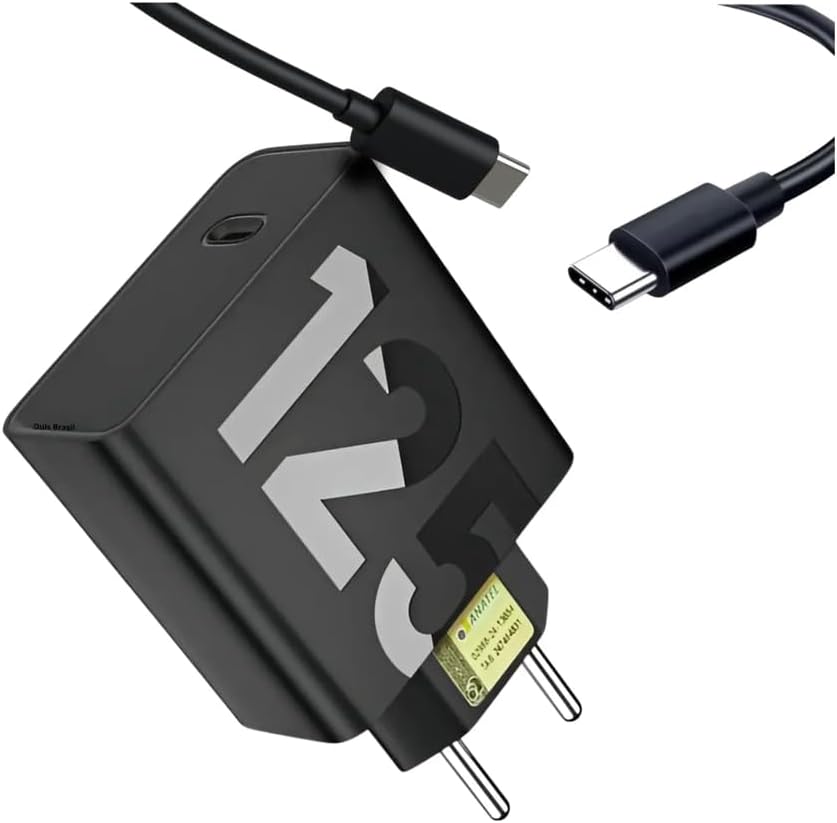 Carregador Super Turbo125W Ultra Rápido - Carregamento Power...