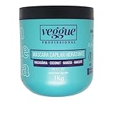 Máscara Capilar Hidratante, Nutritiva para Cabelos Cacheados e Crespos, Veggue Profissional, Linha Cacheadas 1kg