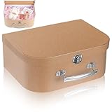 Gadpiparty Maleta de Papel Decorativa Asa, Caja de Almacenamiento para Flores y Plantas en Macetas, Ligera y Portátil para Uso Doméstico y Festivales