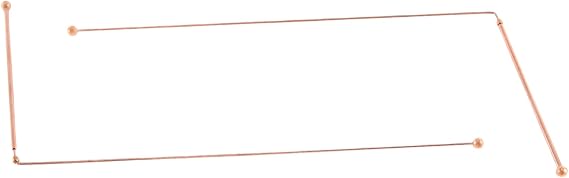 2PCS Copper Dowsing Rods, Divining Rods Water Witching Detector, for Detect Gold, Water, Treasure, Dowsing Rods 99.9% Pure Copper