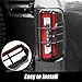 Tail Light Cover Compatible with Ford Bronco 2/4 Door 2024 2023 2022 2021, Rear Light Guard Lamps Protector Exterior Accessories