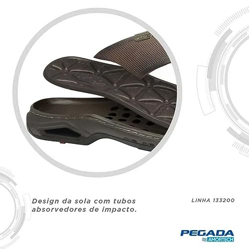 PEGADA Sandália masculina Hume, Marrom anilina 2/4, 41