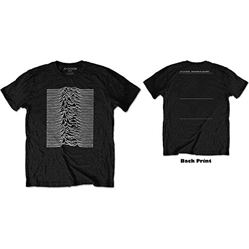 T-Shirt # S Unisex Black # Unknown Pleasures