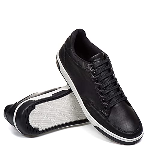 Tênis Masculino Sapatênis Em Couro 8169
