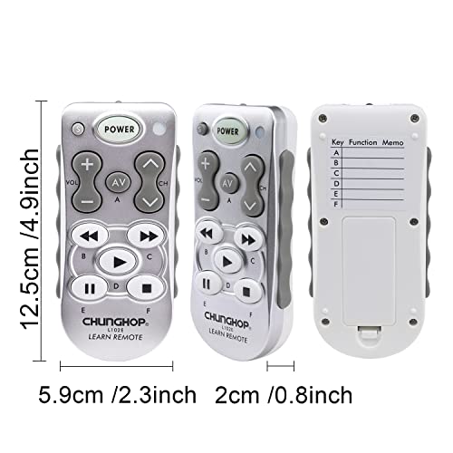 Chunghop L102 Learning Remote Control Use For Tv/Sat/Dvd/Cbl/Cd/Dvb-T For Samsung Lg Sony Philips Copy #TOP5