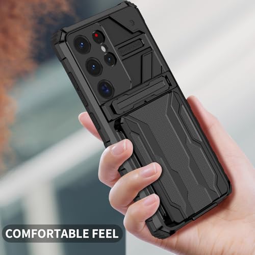 PokiVali for Samsung Galaxy S25 Ultra Wallet Case with Card Holder, Black by PokiVali - Used condition - Image 6