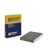 Hengst Cabin Air Filter - Charcoal, Vehicle HVAC System, Activated Carbon, 1 Count