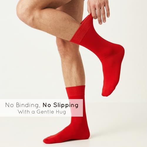 Image of Mysocks Unisex Extra Fine Combed Cotton Crew Socks |5 Pairs Set | Seamless Toe | Make Your Steps Enjoyable