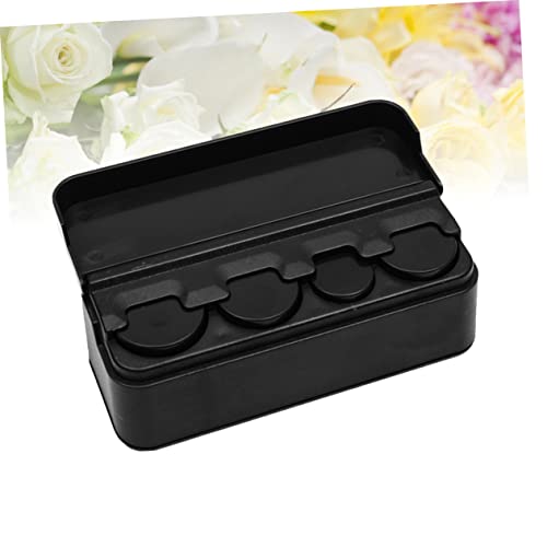 Caja de almacenamiento para monedas de plástico, 2 piezas miniatura 2