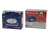 Maße LxBxH 135 x 75 x 139mm LANDPORT GT12B-4 Gel Batterie 12V 10aH für Aprilia, Ducati, Yamaha [inkl. 7.50 Batteriepfand]