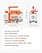 VEVOR Vacuum Pump, 3.5 CFM 1/4 HP, HVAC Single Stage Rotary Vane AC Vacuum Pump, for R134a R22 R410a Systems, 4 Pole Motor, for Automotive Air Conditioner Maintenance Resin Degassing, Oil Included