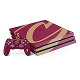 Skinit Decal Gaming Skin Compatible with PS4 Pro Bundle - Officially Licensed NBA Cleveland Cavaliers Large Logo Design