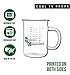 Cool TV Props Breaking Bad Mug – Beaker Coffee Mug – “Respect the Chemistry Breaking Bad Merchandise – Glass Breaking Bad Coffee Mug 12 oz (400mL)