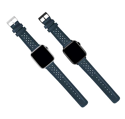 Image of BARTON WATCH BANDS - Horween Leather Watch Bands Compatible with Apple Watch Models - 1, 2, 3, 4, 5, 6, 7, 8, 9, 10, SE, Ultra & Ultra 2