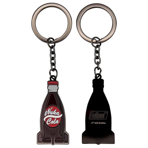 Realizzato in metallo Fallout Limited Edition Nuka-Cola portachiavi in metallo, numerato singolarmente