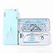 Math Geometry Kit, Pencil for Compass, Pencil Sharpener, 2 Rulers, Straight Ruler, Protractor, Graphic Compass, White Eraser Shatterproof Storage Box Protractor Math Compass Kit (Blue)