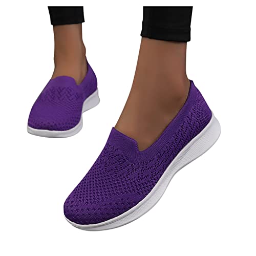 Baskets de marche légères contre la fatigue des pieds : tricot confortable - 2