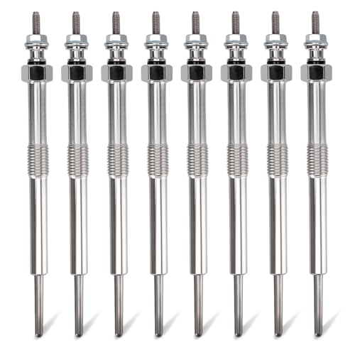 12639701 Glow Plugs 9G Compatible with 6.6 Duramax Chevy GMC LBZ LLY LML LMM LGH Diesel Silverado Sierra 2500HD 3500HD Express Savana 2500 3500 2006-2016 Replace# 97364968 05613738 8 PCS