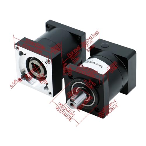 Réducteur PX57 pour augmenter le couple moteur pas à pas Nema 23 - 4
