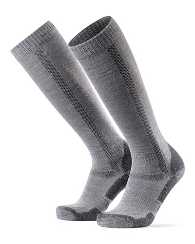 DANISH ENDURANCE Kniehohe Merino Wandersocken, Lange Kniestrümpfe, Unisex,...