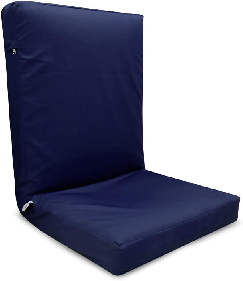 Kawachi Multi Angle Folding Adjustable Recliner Backrest Floor Chair for Relaxation, Meditation, Yoga Chair