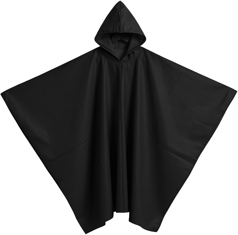 Poncho Tático Capa de Chuva Impermeável com Capuz para Caminhada