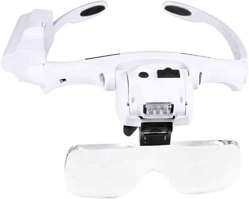 Mounted LED Magnifying Glass Multiple Reading Maintenance Inspection Beauty Magnifying Glass