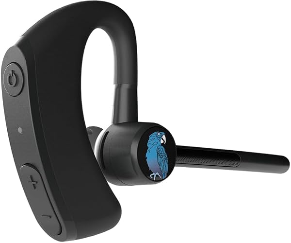 BlueParrott M500-XT Mono Bluetooth Wireless Noise-Cancelling Headset, Intelligent Dual Mic, 11-Hour Talk Time, Black - 1
