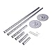 HIRAM Poste de Baile Portátil 45 mm Barra Pole Dance Profesional Capacidad...