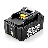 【Optimale Kompatibilität】100% kompatibel mit Makita 18V Akkus BL1860B BL1850B BL1840B BL1830B BL1820B BL1815B.