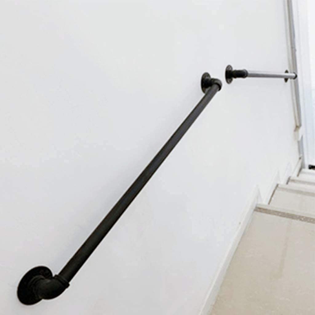 Barra de Agarre de Seguridad para Ducha Resistente Sin Plomo para Bañera, Pasamanos de Escalera, Barra de Agarre de Hierro Forjado de Metal Multifunción Niños Mayores Barandilla Interior Ext