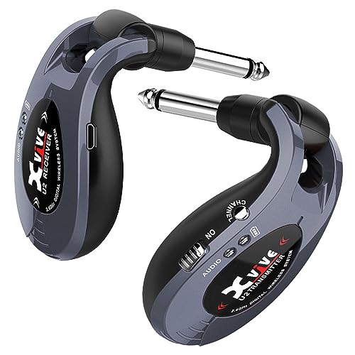 Xvive WIRELESS GUITAR SYSTEM - GREY, Compact (5x3x8 cm)