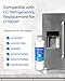 Waterdrop ADQ747935 LT1000PC Replacement for LG® LT1000P®/PC/PCS ThinQ® Refrigerator Water Filter, LFXS26973S, LMXS28626S, LMWS27626S, LFXS28596S, ADQ74793501 and LT120F®, 3 Combo