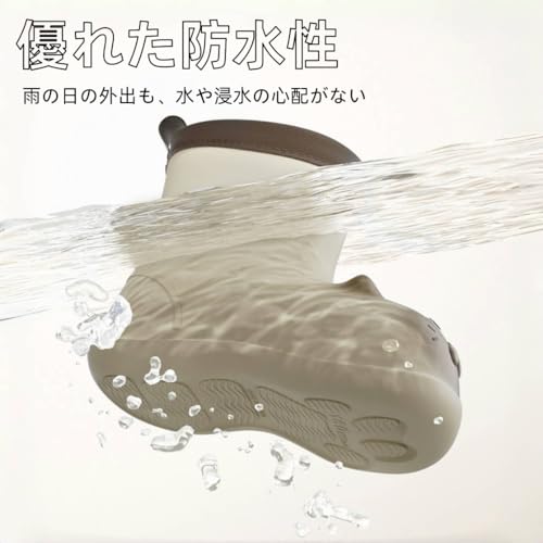 軽量なキッズレインブーツ 厚底デザイン