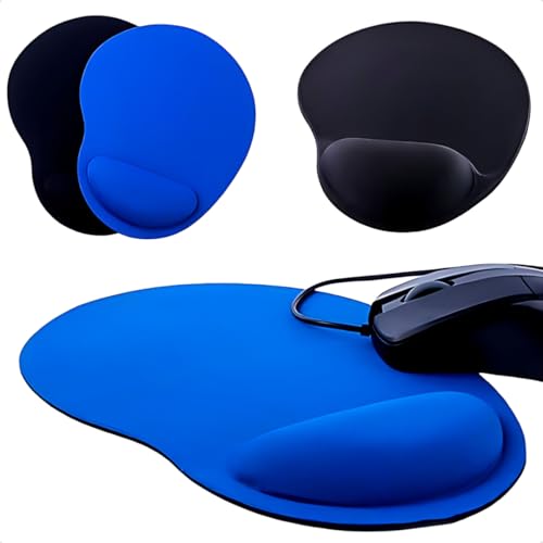 Mousepad Ergonômico Apoio De Descanso De Punho Escritório (Preto)