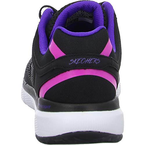 Skechers Women's Sneaker, Black/Purple