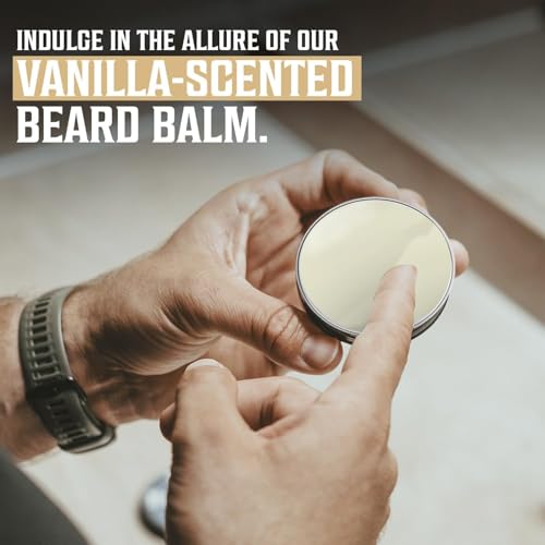 Viking Revolution Spiced Vanilla Beard Wash and Beard Conditioner for Men (17 Fl Oz each), Spiced Vanilla Beard Balm (2 Oz) and Beard Oil Bundle (1 Fl Oz) - Beard Care Softener and Strengthener. - Image 5