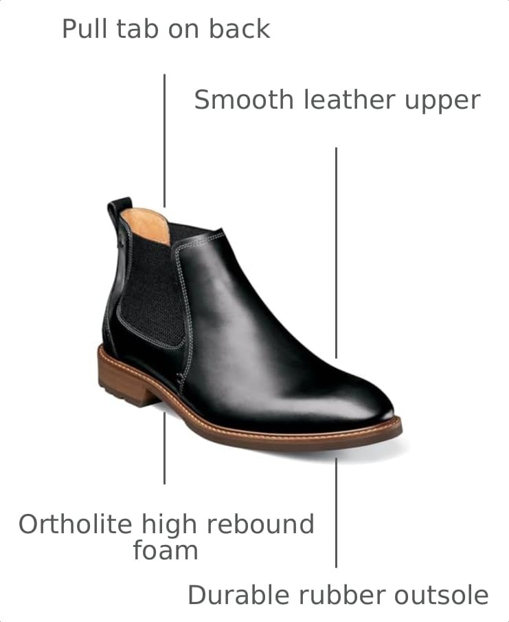 Image of Florsheim Chalet Plain Toe Gore Boots