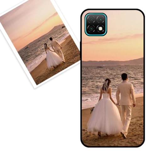 KARTXITAI Funda Personalizada Compatible con Huawei Nova Y60, Carcasa Personalizado con tu Foto o Texto Imagen, Protectora con Tacto Suave y Sedoso,Gel Flexible,Regalo Original -Negro